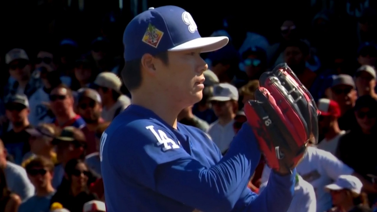 Yoshinobu Yamamoto Strikes Out 3 Batters in His First Start of 2026 Spring Training