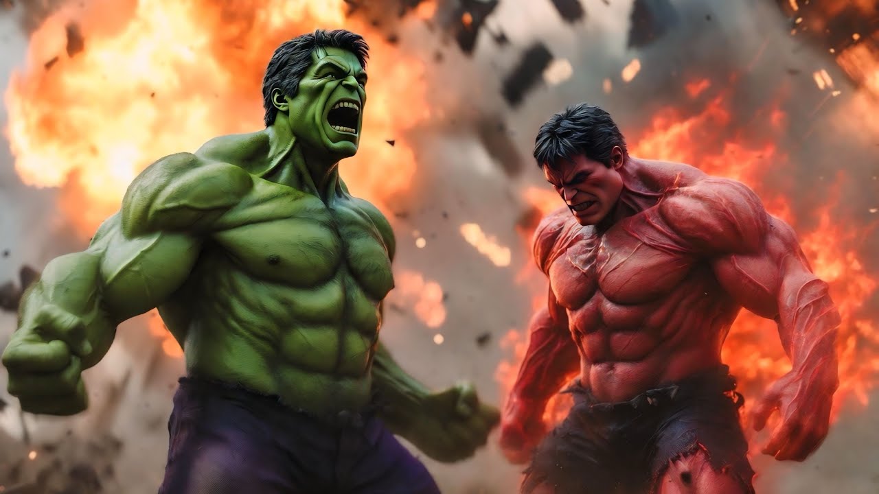 1. “Hulk vs Red Hulk ⚡ Epic Battle | Who Is Stronger?”  #viral 