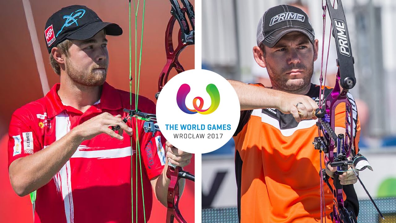Stephan Hansen v Peter Elzinga – compound men's semifinal | Wroclaw 2017 World Games