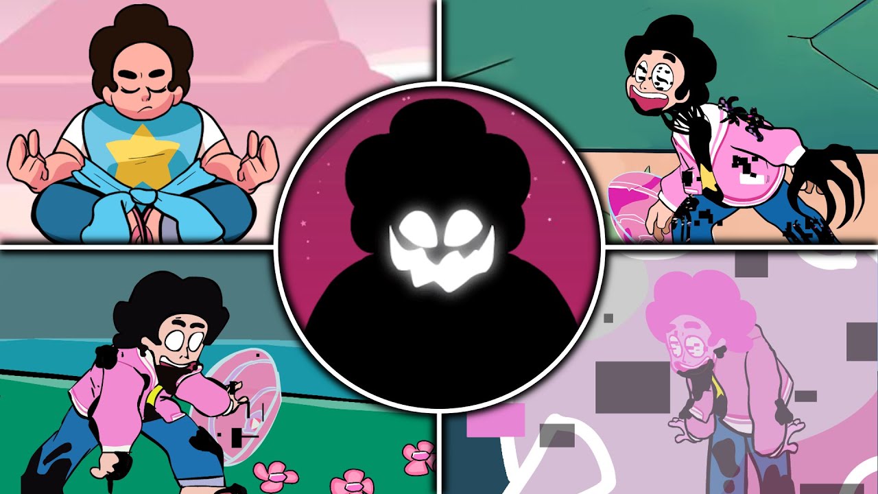 FNF Steven Universe All Phases - FNF Glitched Steven Universe