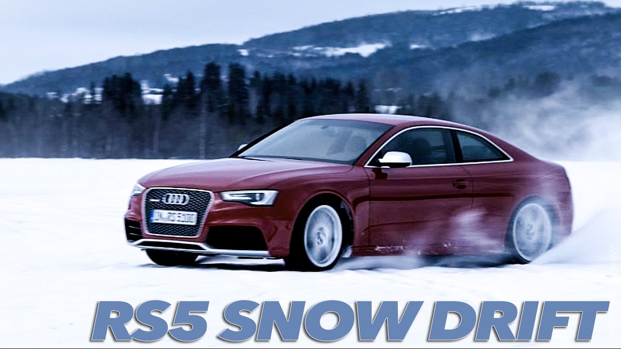 Audi RS5 SNOW DRIFT | TEST DRIVE ICE AND SNOW