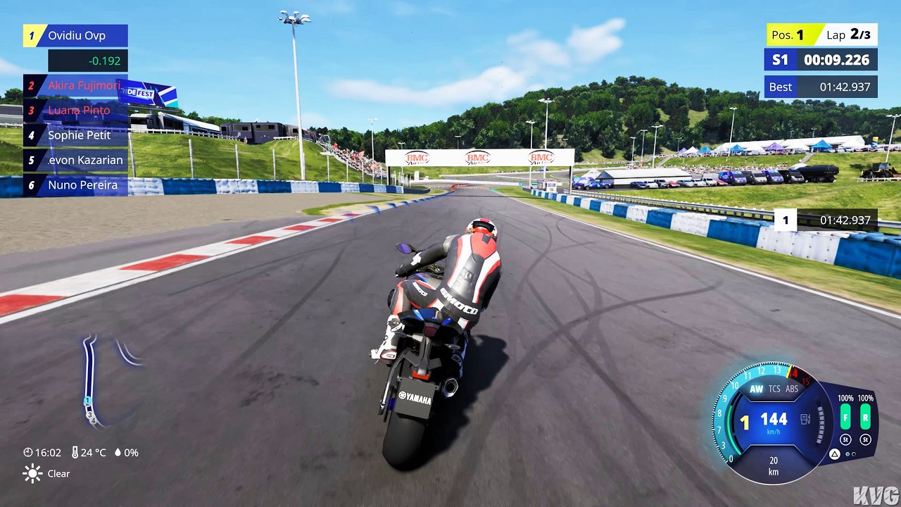 RIDE 6 - Okayama International Circuit - Gameplay (PS5 UHD) [4K60FPS]