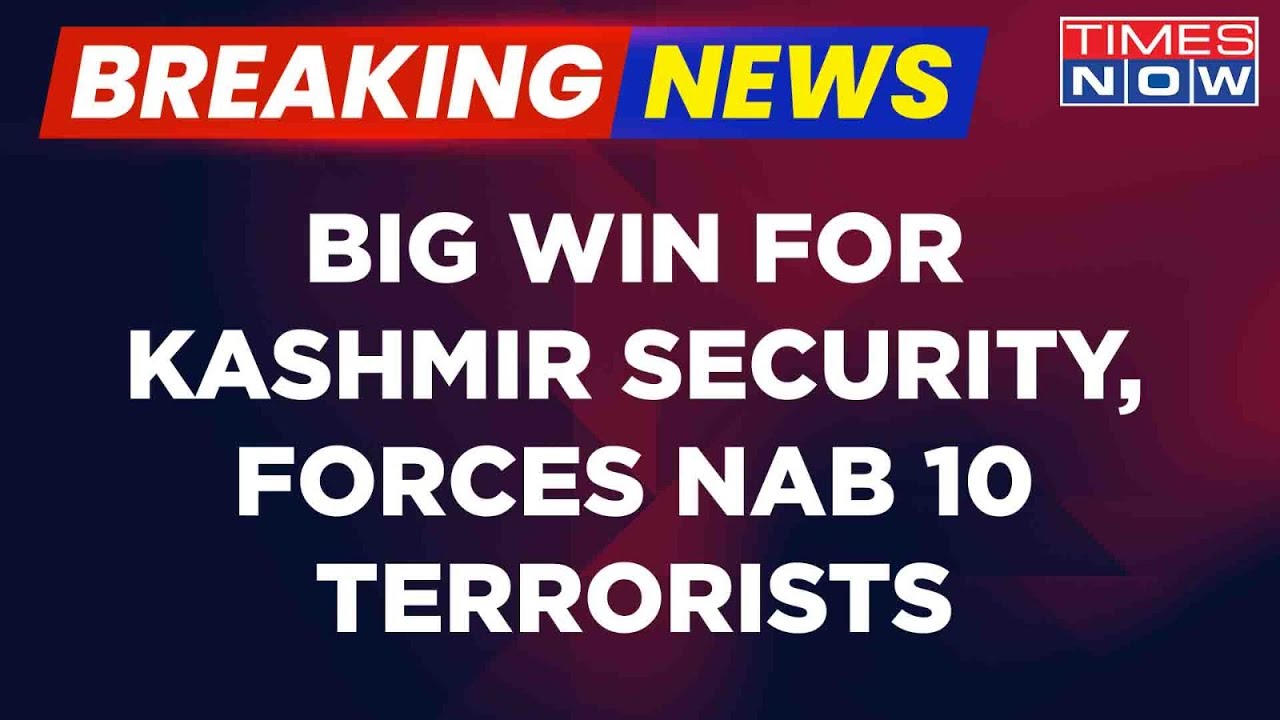 Breaking News | Major Counter-Terror Triumph In North Kashmir | 10 Associates Held, Arms Seized