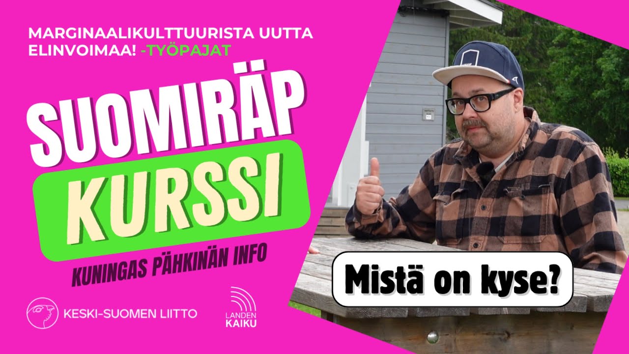 Kuningas Pähkinän SuomiRäp-kurssi - mistä on kyse?
