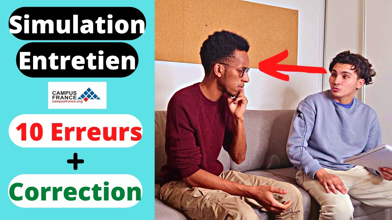 Comment réussir l'entretien Campus France ? Simulation entretien exemple de réponse. El ibra & Brian