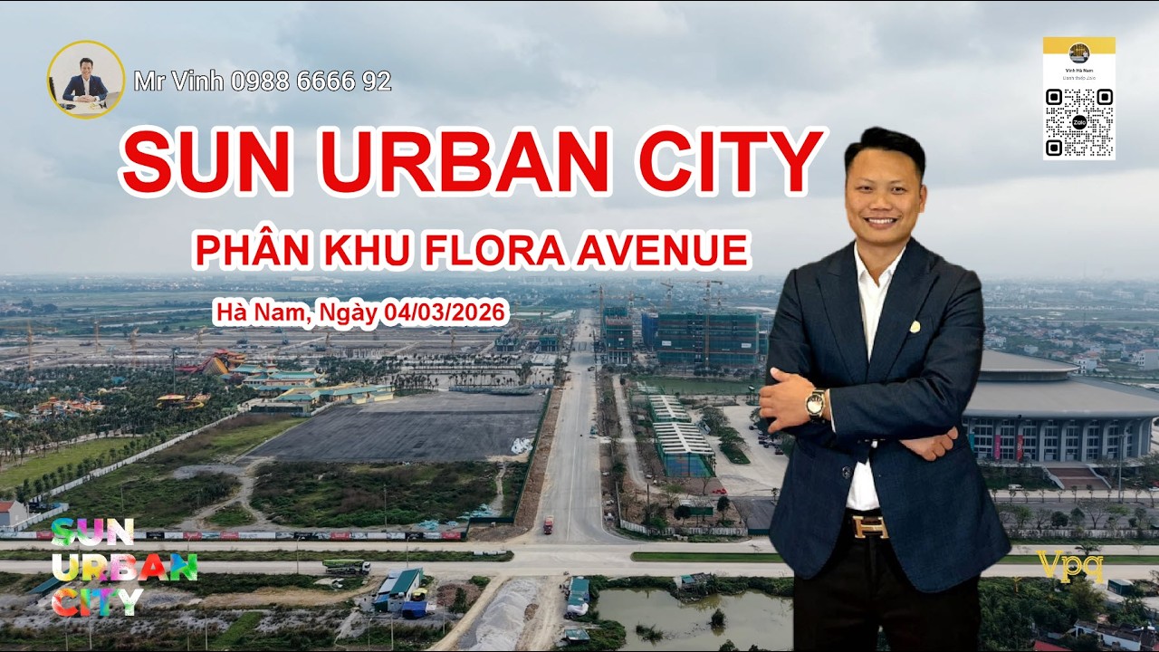 Tiến độ Sun Urban City | Flora Avenue ngày 04/03/2026