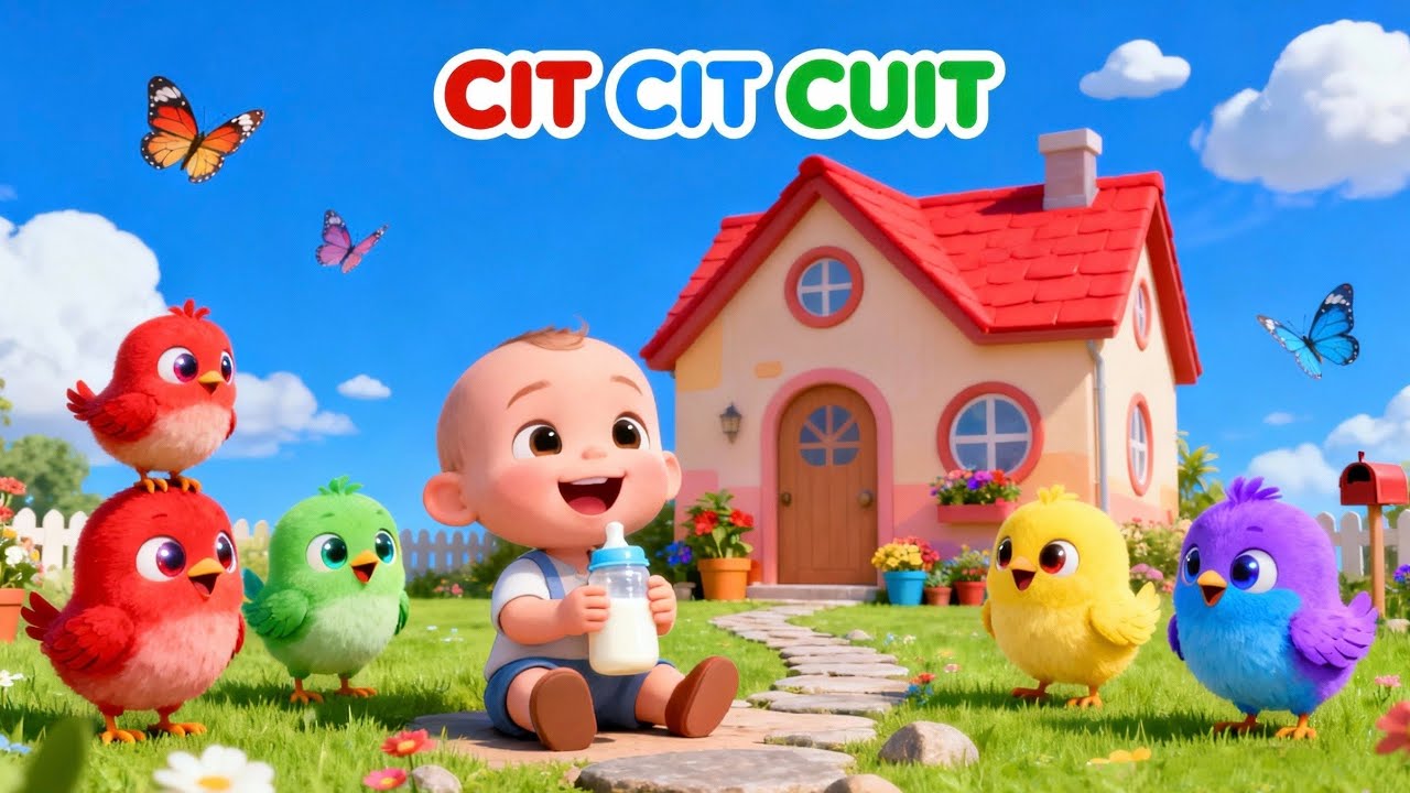 CIT CIT CUIT BURUNG BERNYANYI - LAGU ANAK ANAK / LAGU ANAK BALITA / LAGU ANAK POPULER / LAGU ANAK 