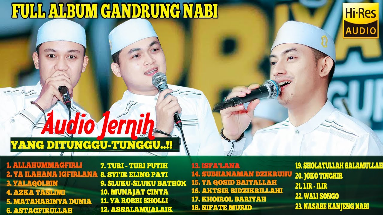 BIKIN CANDU..!! FULL BASS ALBUM GANDRUNG NABI TERBARU 2024, SHOLAWAT HADROH GANDRUNG NABI TERBARU