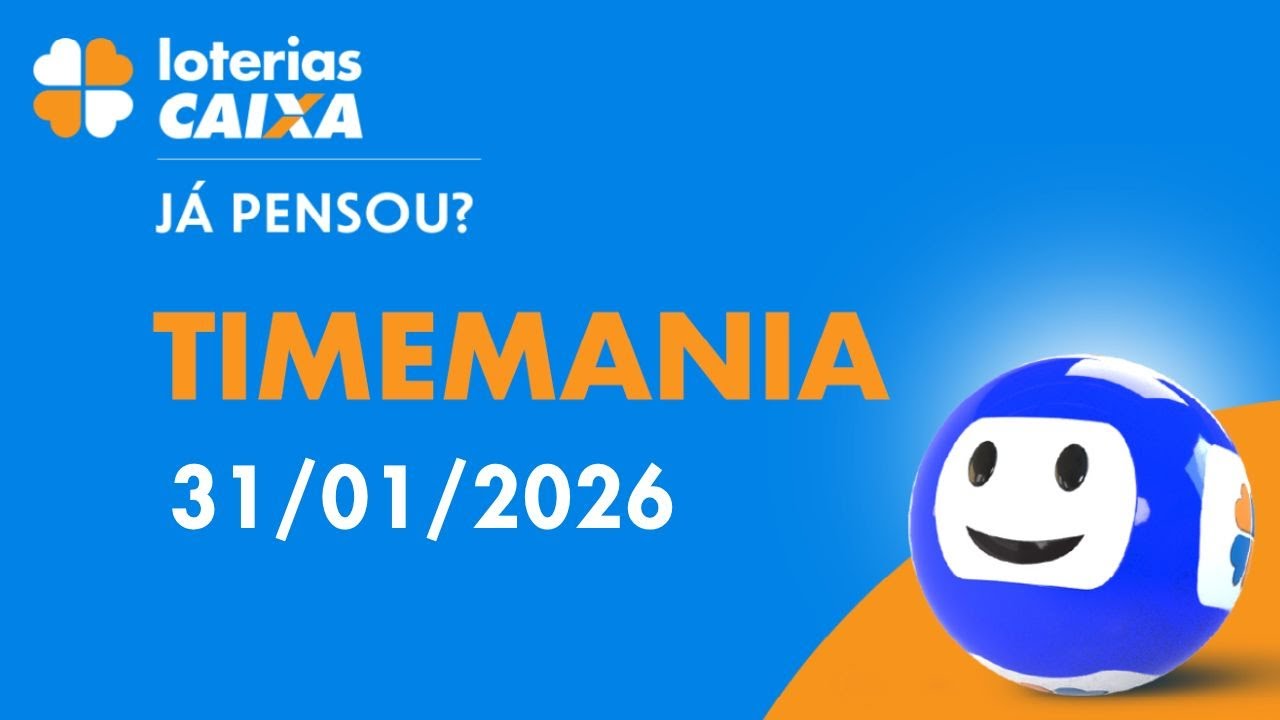 Resultado da Timemania - Concurso nº 2350 - 31/01/2026