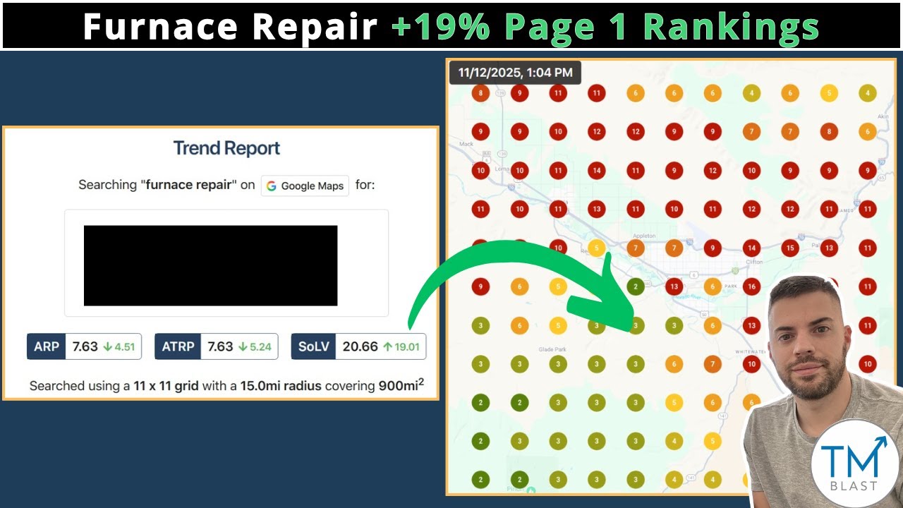 19% Page 1 Ranking Increase for Furnace Repair - #localseostrategy