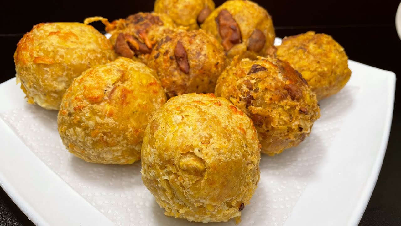 BOLONES DE VERDE muy CROCANTES YOUTUBE