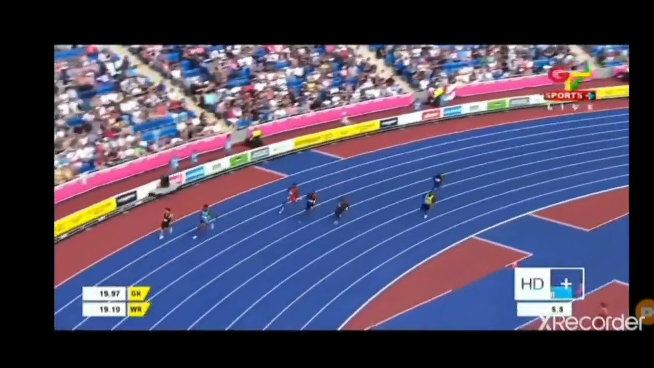 Joseph Paul Amoah wins 200m Commonwealth games.