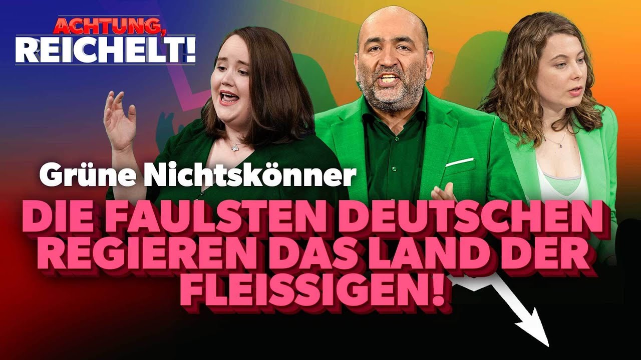 Grüne Nichtskönner Lang, Nouripour & Co.: Die faulsten Deutschen regieren das Land der Fleißigen!