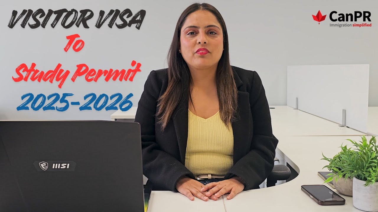 Visitor Visa To Study Permit Questions 2025-2026 | Study in Canada | CanPR