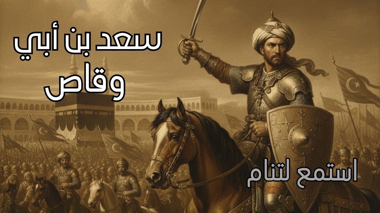 وثائقي للنوم: قصة بطل القادسية سعد بن أبي وقاص كاملة | قصص عربية هادئة