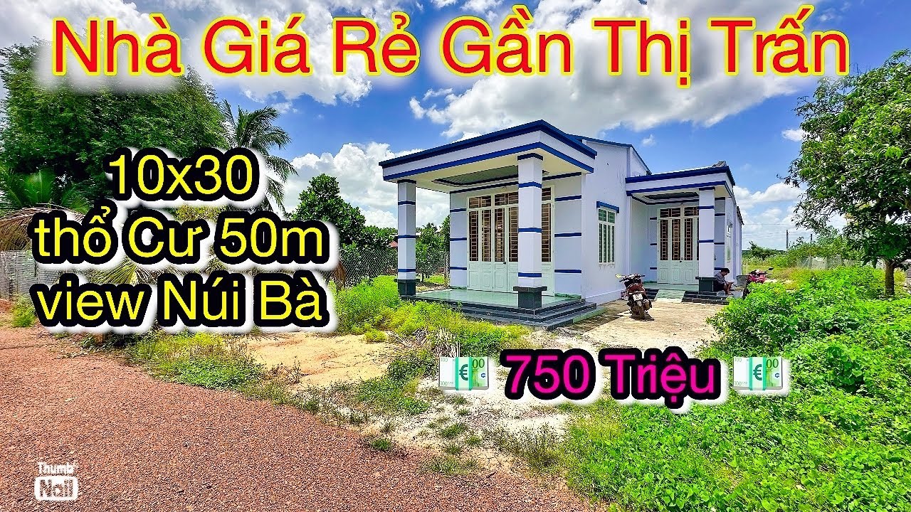 Bán Nhà Đất Giá Rẻ Bèo View Núi Bà Tây Ninh Gần Thị Trấn Dương Minh Châu Chốt Ngay