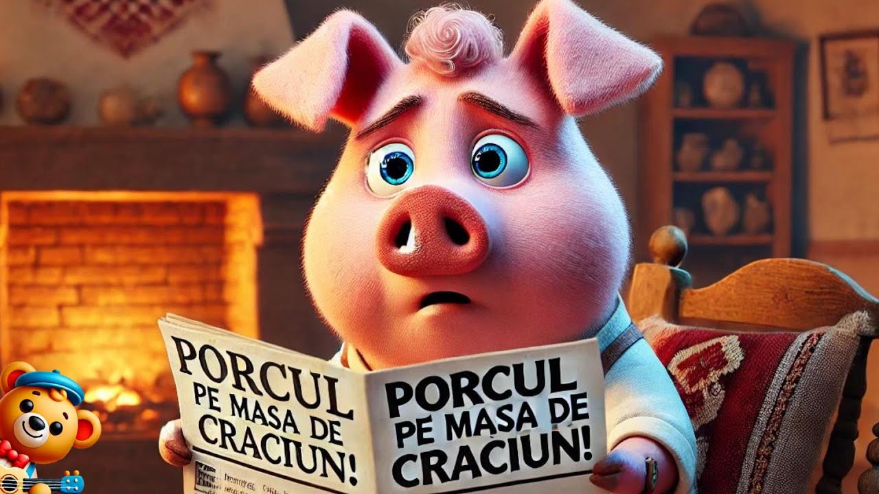 Purcelușul Ghiță - Se Salvează de Crăciun 🎄🐷 | C&acirc;ntec pentru Copii | Porcul de Crăciun