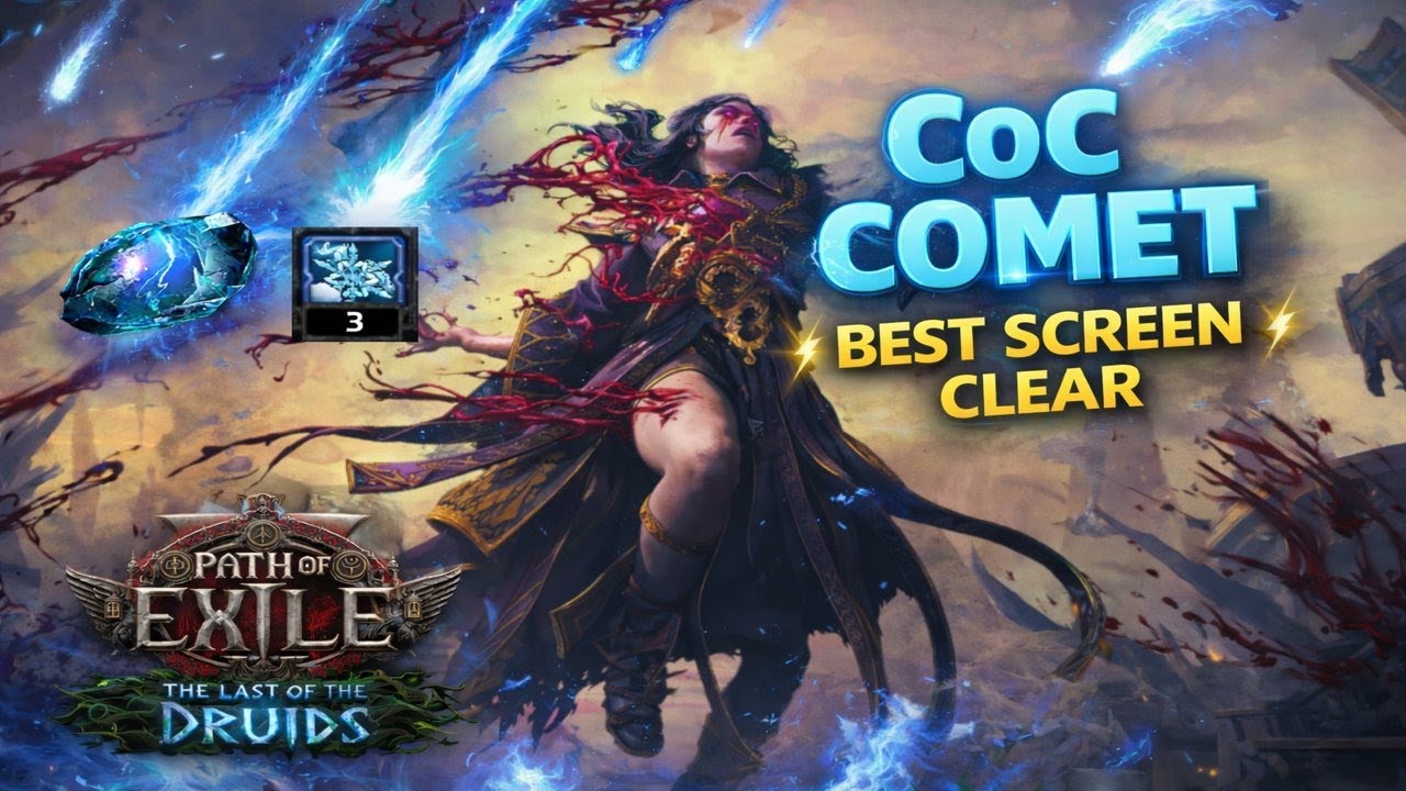 [POE 2 ] FOV Blood Mage Spark CoC Comet? 120M in 4 sec