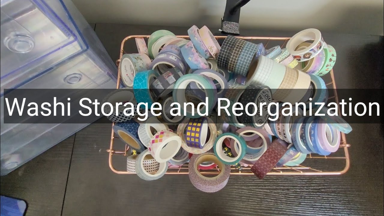Washi Storage and Organization feat: Simply Gilded, Paper and Milk and more!