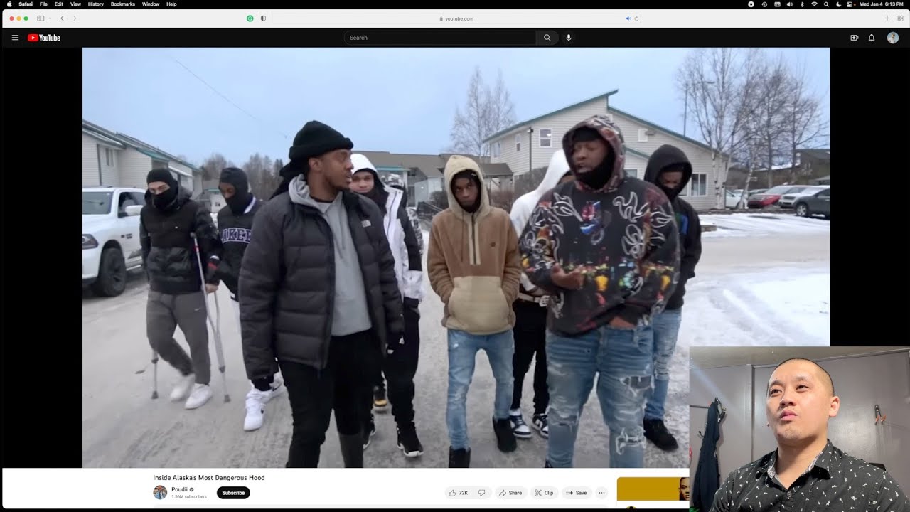 NuttyNu Reacts To Poudii - Inside Alaska&rsquo;s Most Dangerous Hood