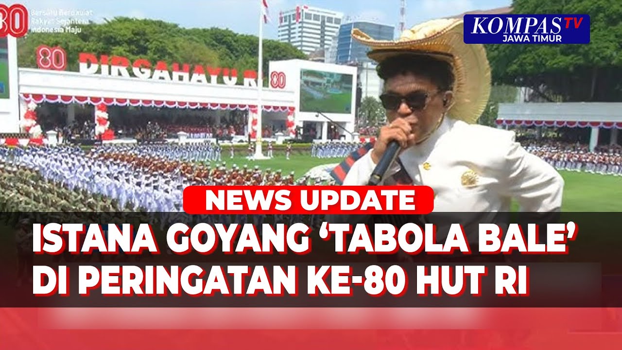 Nikmati Lagu 'Tabola Bale',  Iriana Jokowi Hingga Kapolri Joget Ria di HUT ke-80 RI di Istana Negara