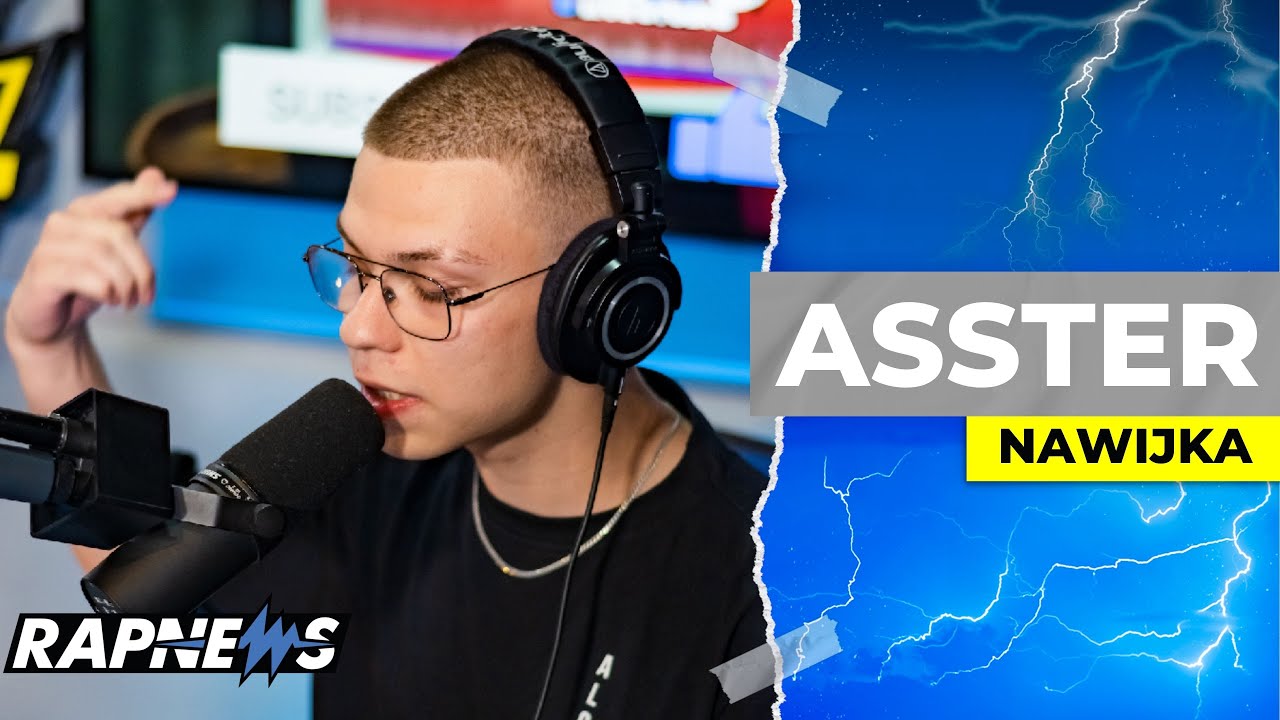 ASSTER rapuje NA ŻYWO w Rapnews Studio!