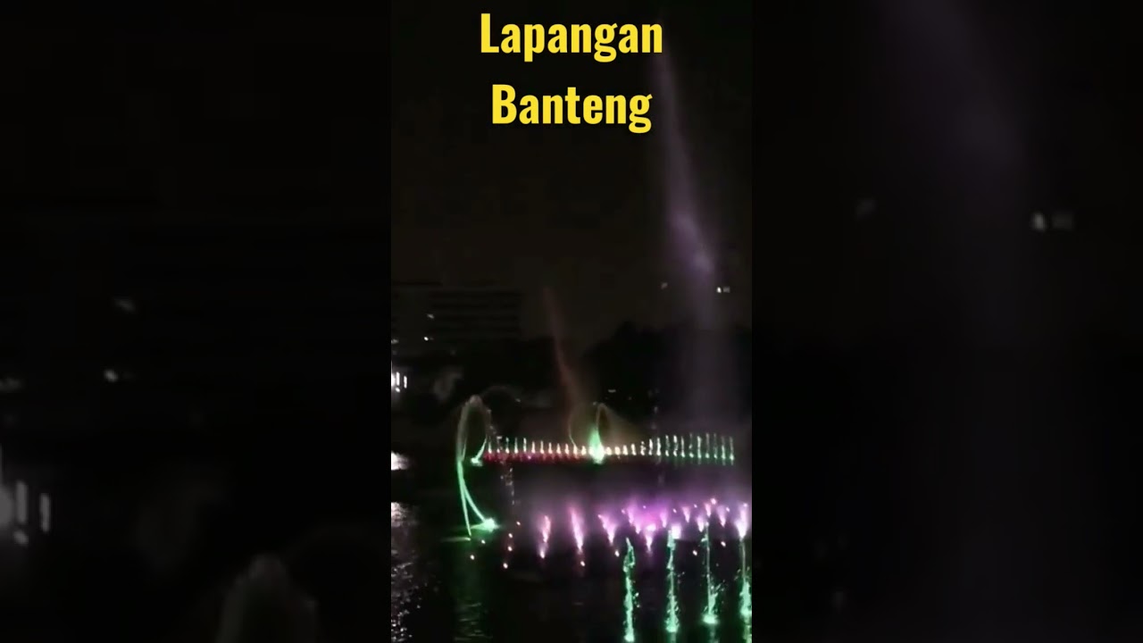 Beautiful Atmosphere at Night Lapangan Banteng #lapanganbanteng #shorts