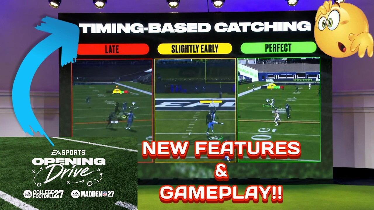 РЕАКЦИЯ И РАЗБОР ГЕЙМПЛЕЯ OPENING DRIVE В MADDEN NFL 27!! ГЛАВНЫЕ НОВЫЕ ФУНКЦИИ В MADDEN 27!