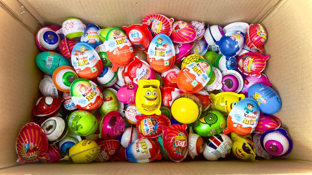 🥚SURPRISE EGGS UNBOXING ( ASMR )