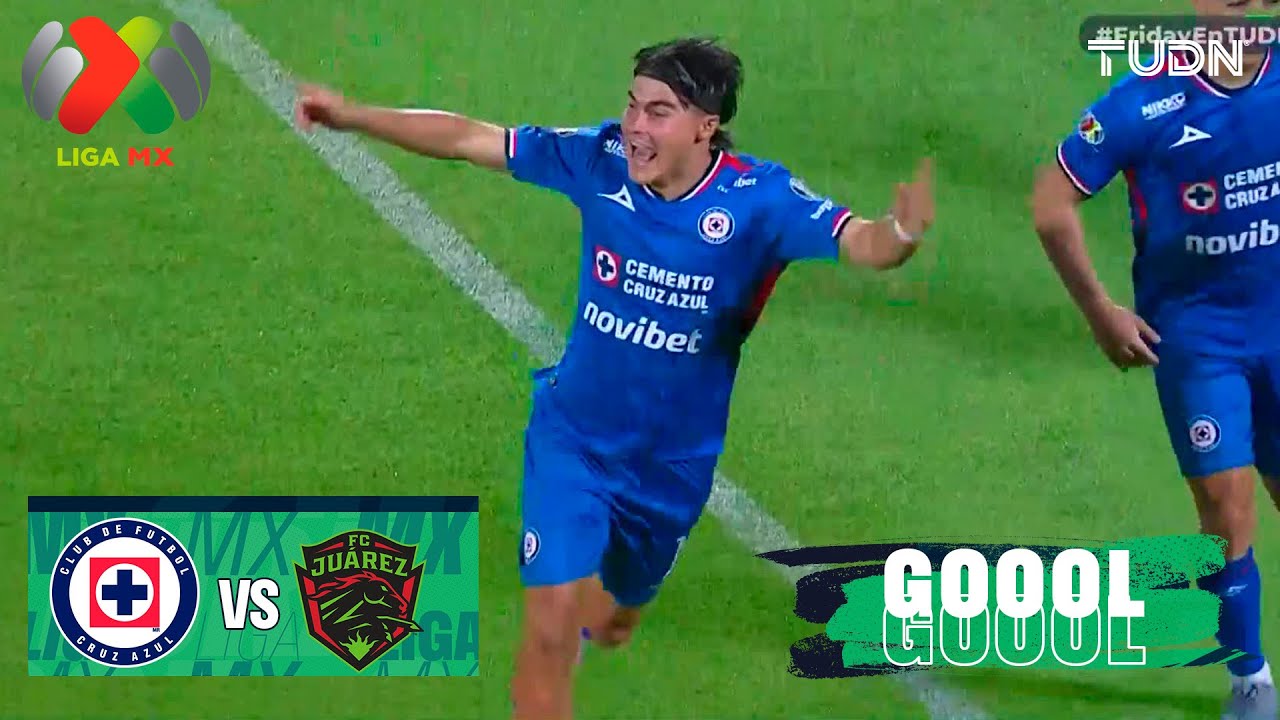 &iexcl;LUKA ROMERO HACE GOL DE VESTIDOR! | Cruz Azul 1-0 Ju&aacute;rez | Liga MX - Jornada 9 Apertura 2025 | TUDN