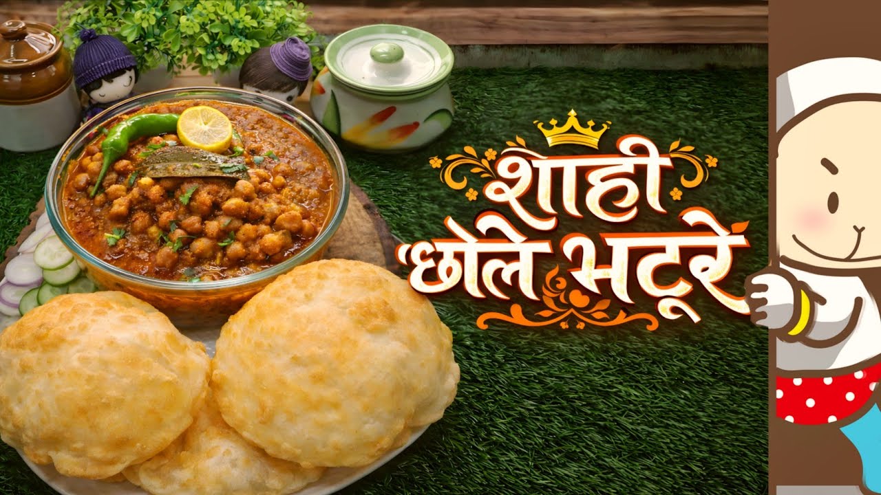 मसालेदार-चटपटे पंजाबी छोले, फूले-फुले गुब्बारे से भटूरे खाते ही रह जाओगे||#chole#bhature#streetfood