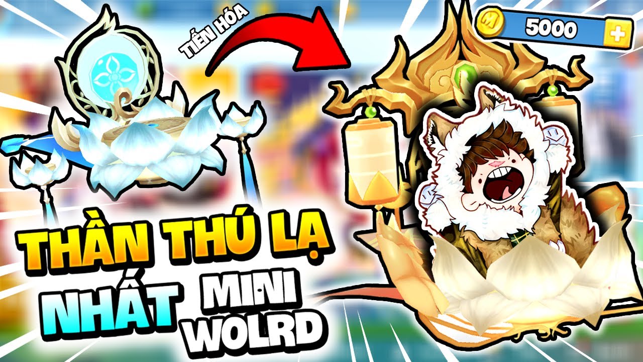 SIRO ĐỐT 5000 XU ĐỂ QUAY THẦN TH&Uacute; ĐỘC LẠ NHẤT TRONG MINI WORLD
