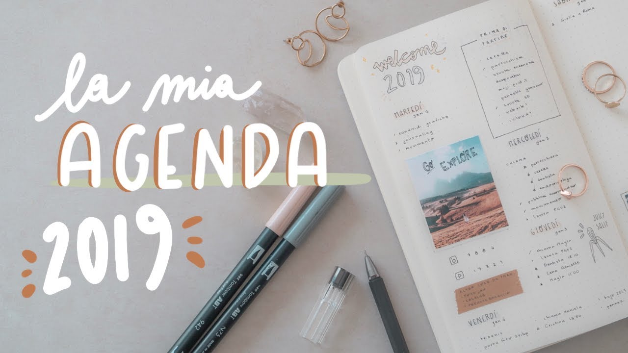 IL MIO BULLET JOURNAL 2019 + SET UP di GENNAIO | a CRIative Life