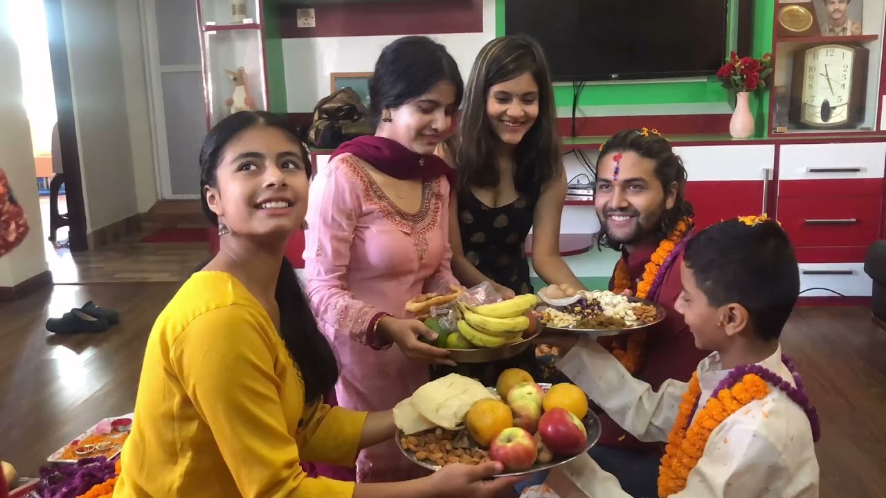Bhai Tika special😁😘Ft...Pranav Mainali, Kritanjali Odari,Shashank Odari, Sriya Mainali