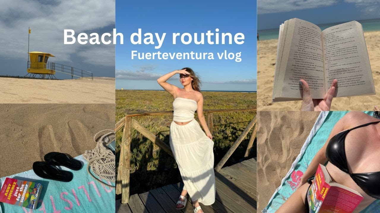 spend the day at the beach with me  -  summer vlog