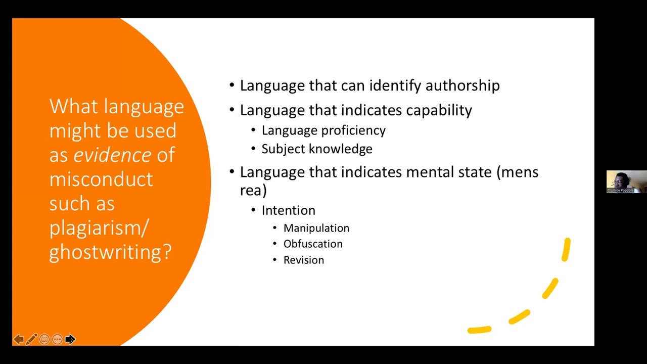 Forensic linguistic techniques for authorship identification, ghostwriting and plagiarism detection