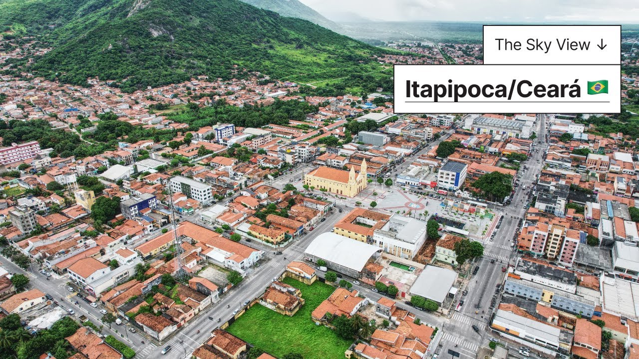 ITAPIPOCA, Ceará: Beleza Natural Vista do Alto com Drone 4K 🇧🇷