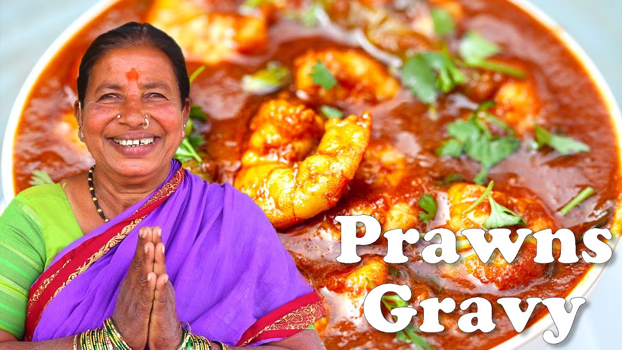 Shrimp Curry | Healthy Village Food Yummy Prawns Recipe By Desi Kitchen