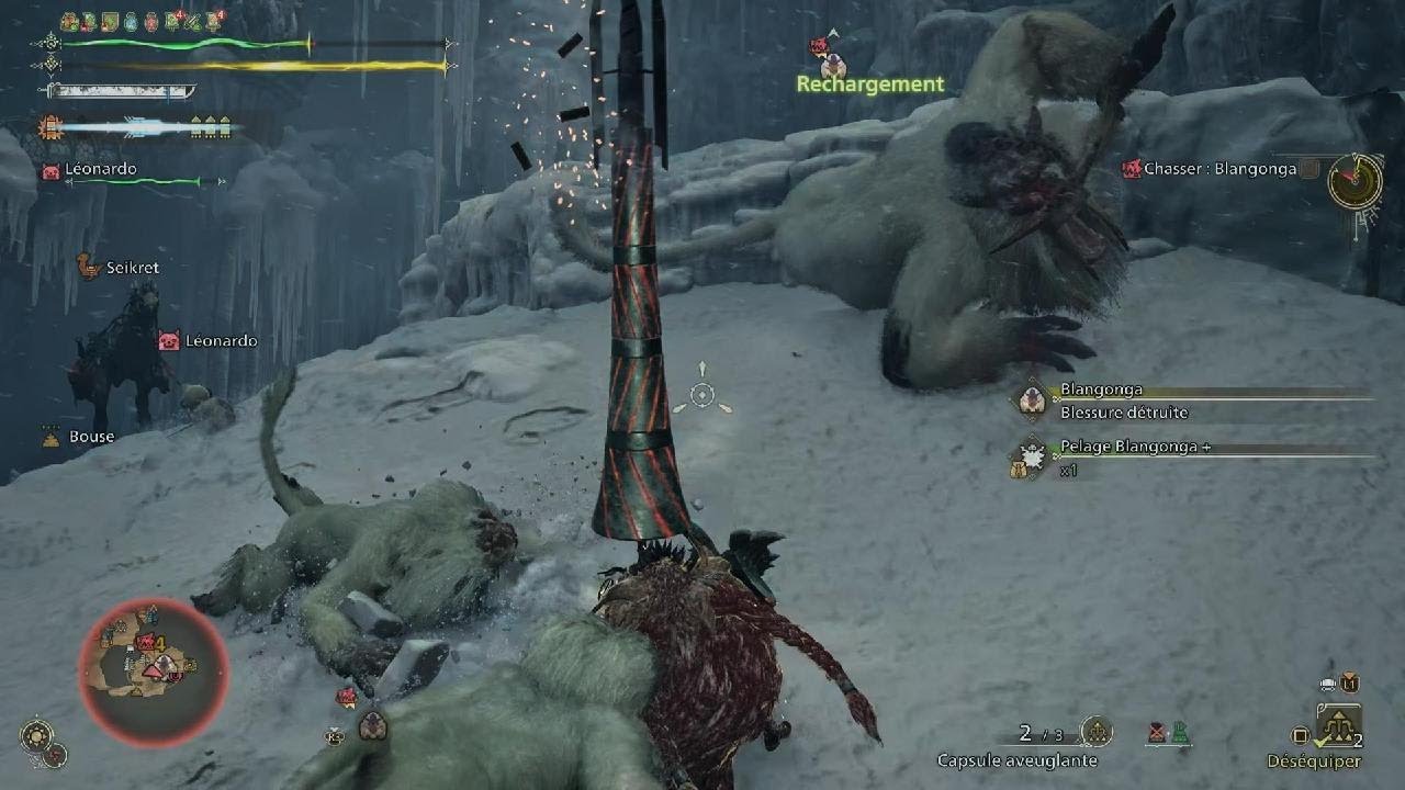 Lancecanon vs Blangonga - MH Wilds Gameplay🔥