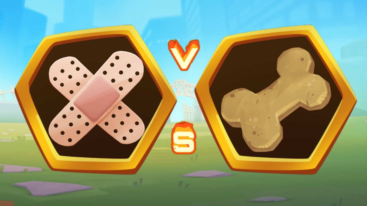 Bandage vs Happy Treats || Pepper || Bruce || Larry || Shelly || Lizzy || Zooba