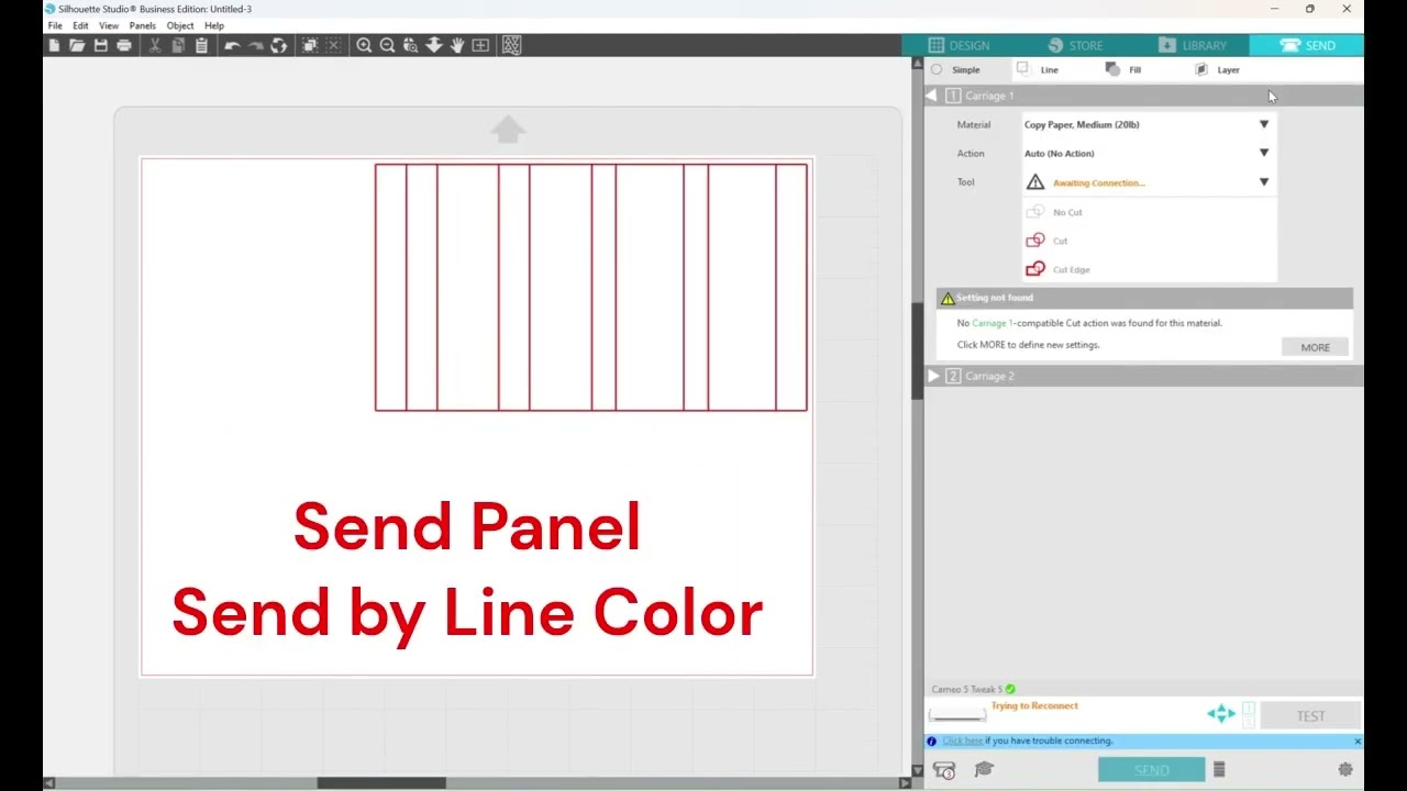 Score Lines with your Silhouette Cameo 5