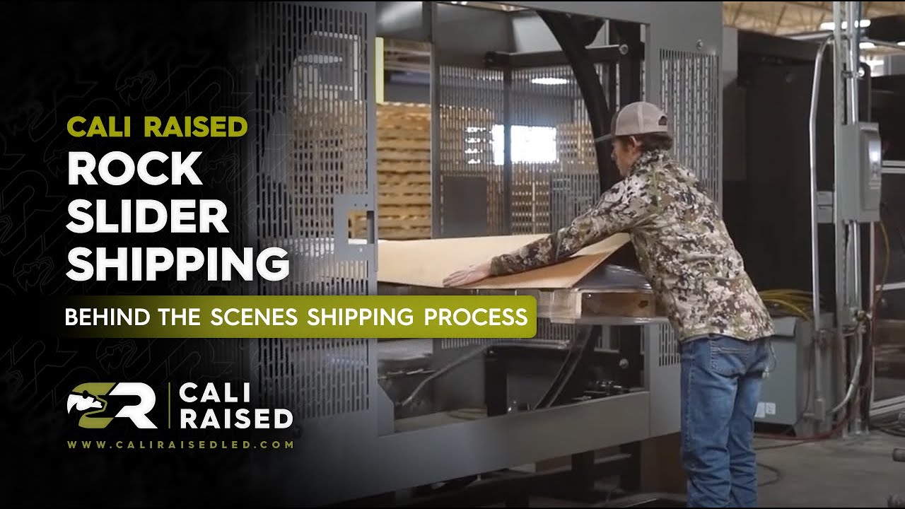 How Do Rock Sliders Ship from Cali Raised LED?