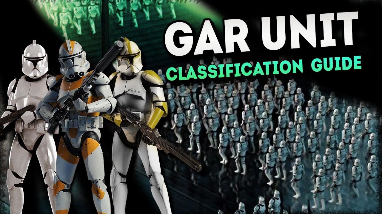 From Squads to System Armies: How the Clone Army Was Classified AT EVERY LEVEL