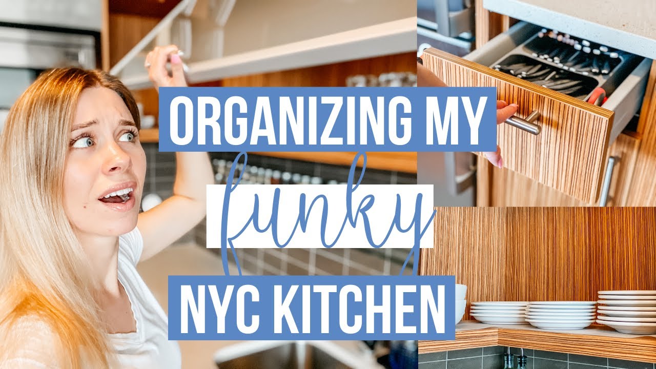 Small Kitchen Organization | New York City Kitchen Tour | This and Nat