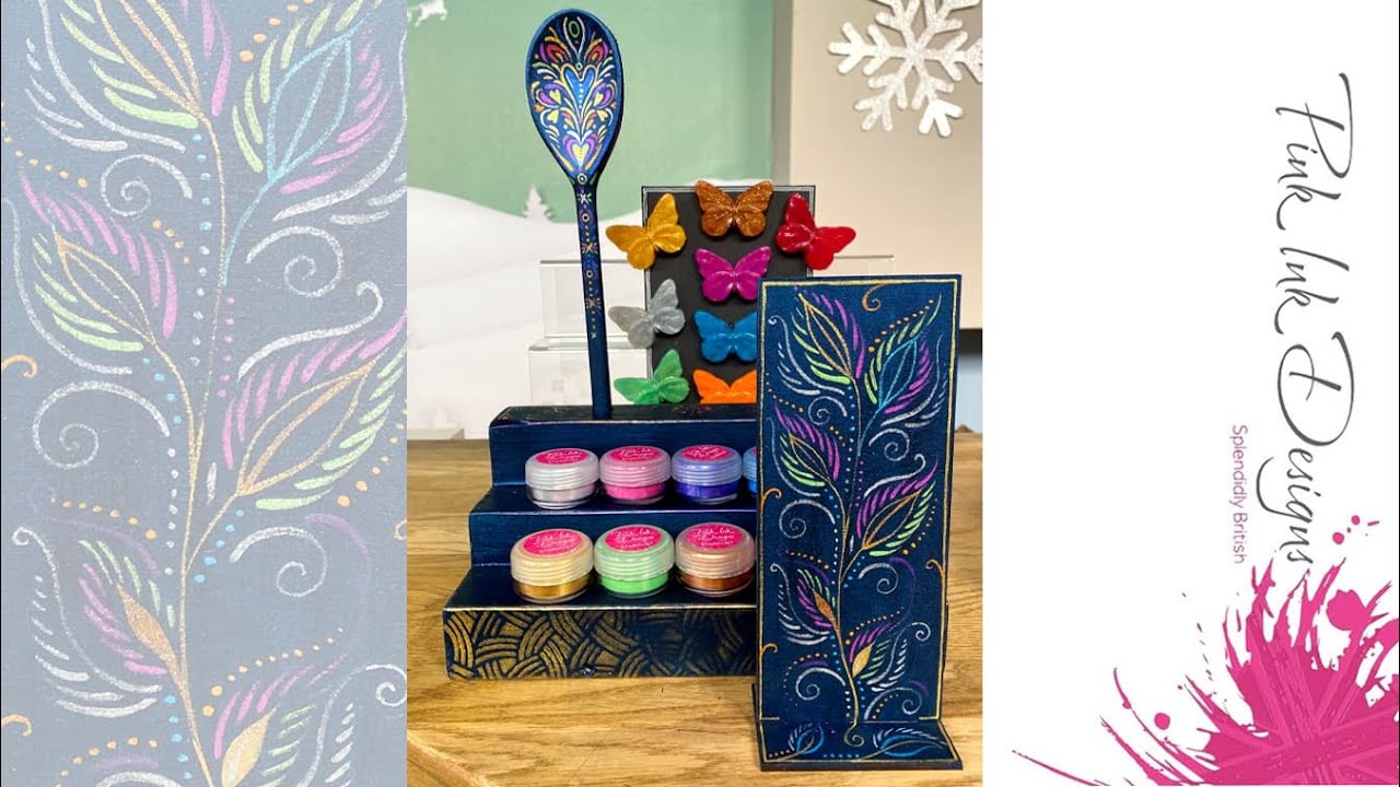 How to use mica Powders with Cathie from Pink Ink Designs