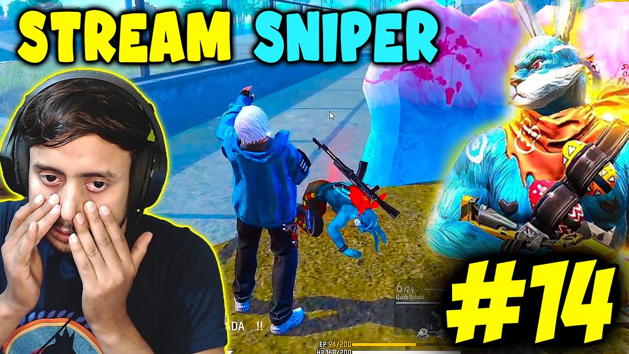 rg gamer vs stream sniper 🔥 part 14