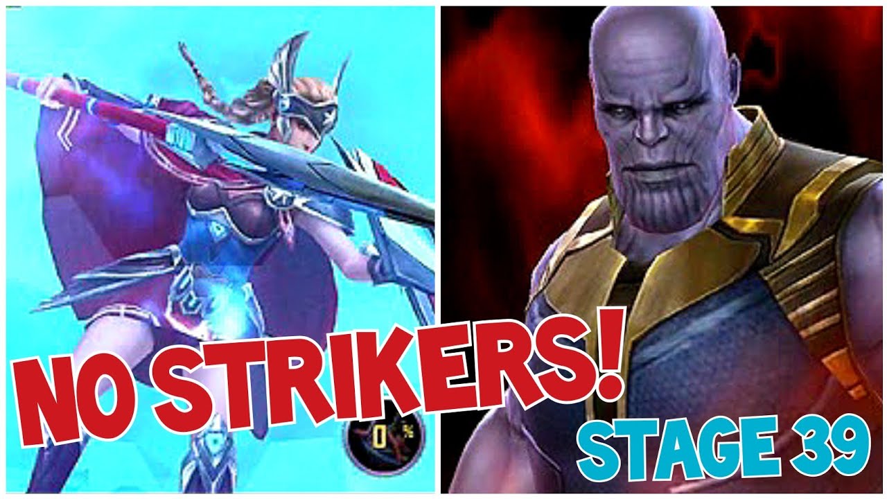 T3 Sharon Rogers Vs Stage 39 Thanos WBU (Star Night) | No Strikers! | Marvel Future Fight