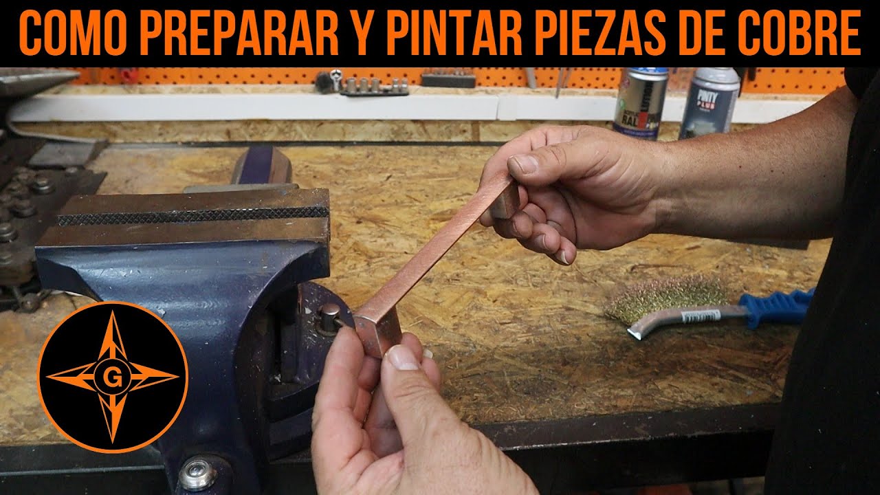 COMO PINTAR COBRE CON SPRAY /  TIRADORES DE COCINA /  GINESSOT