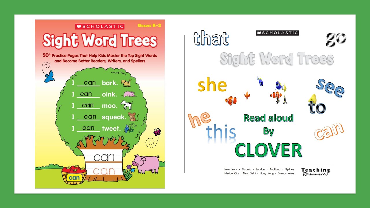Sight word Trees |  Must-know sight words  I Beginner readers