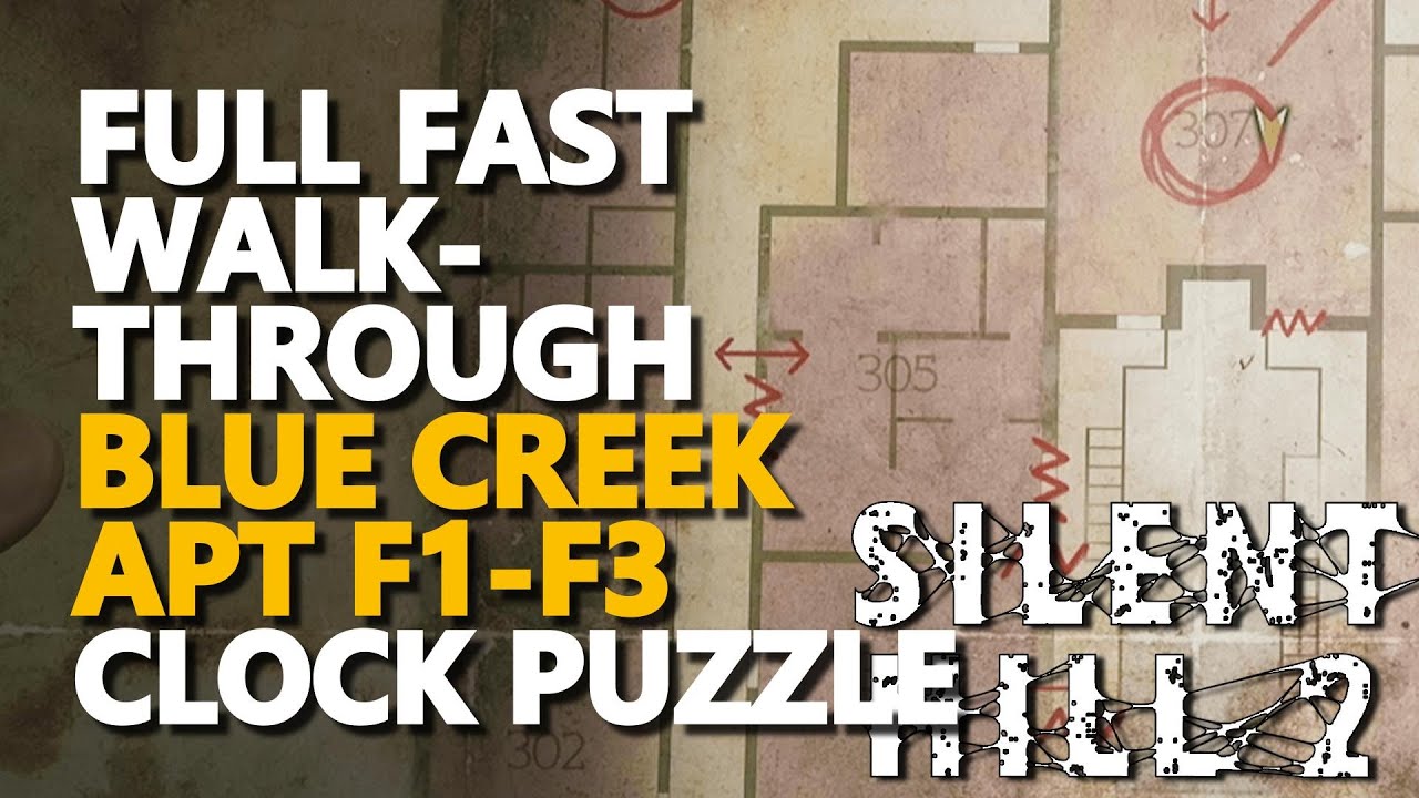 Blue Creek Apt Full Walkthrough FAST Clock Puzzle Silent Hill 2 Remake